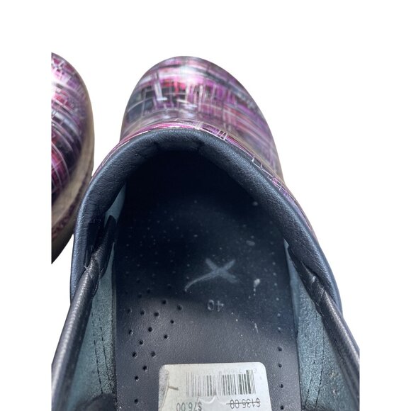 Dansko Professional womans pink black nursing clogs mules sz 9 SKU 9602 - Picture 11 of 15